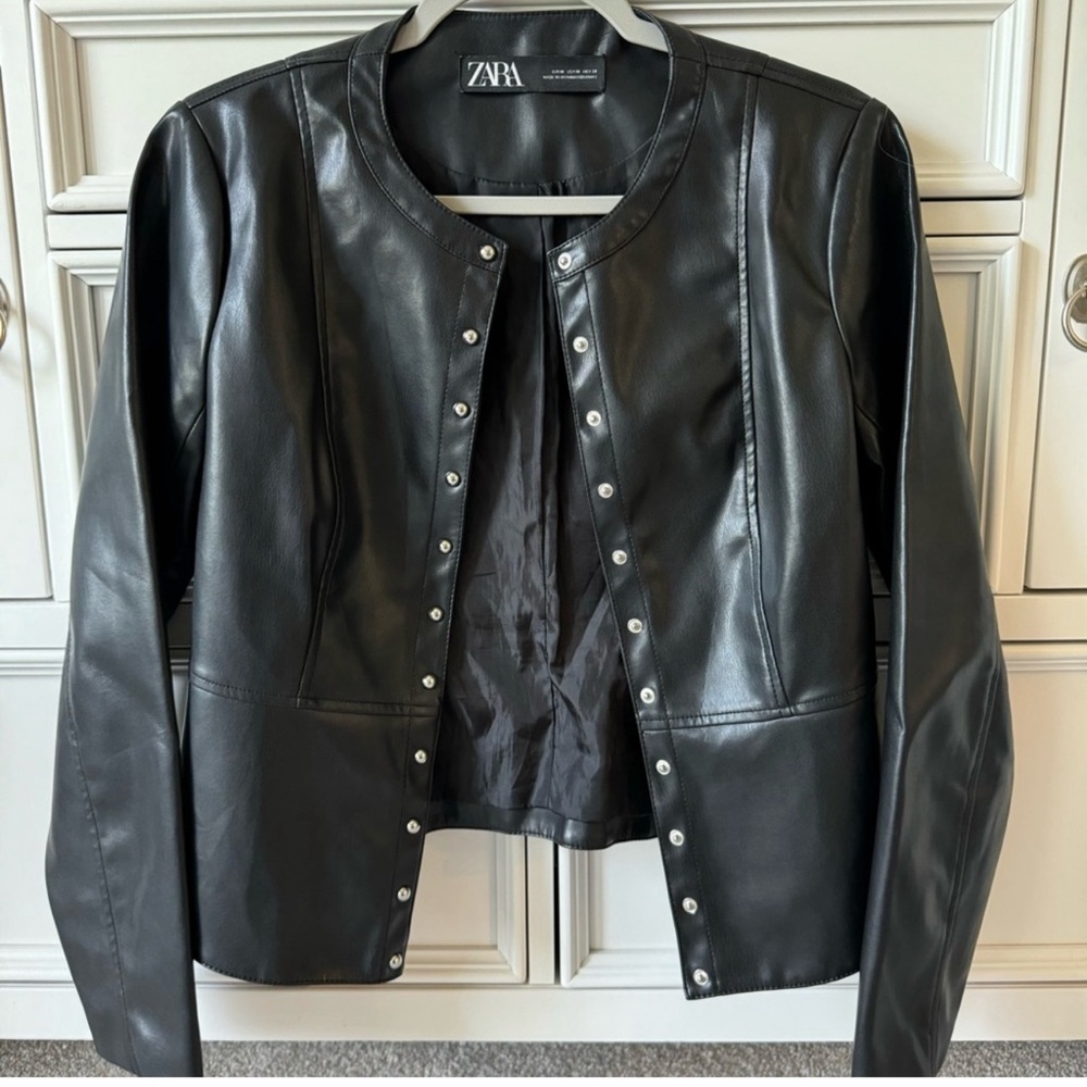 Zara Faux Leather Jacket